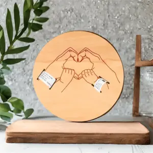 Newborn Baby Hospital Bracelet Holder 5