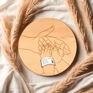 Newborn Baby Hospital Bracelet Holder 4