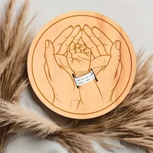 Newborn Baby Hospital Bracelet Holder 1